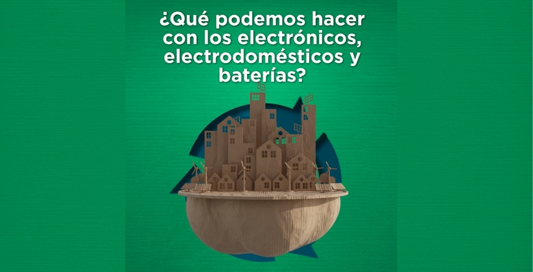 Desechos electrónicos y baterías